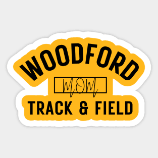 Customized Woodford Track and Field Sticker